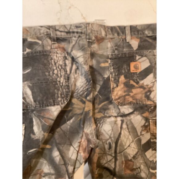 Carhartt X Realtree B158 Camo Dungaree Carpenter Pants Sz 40x30 Vintage - Picture 5 of 6